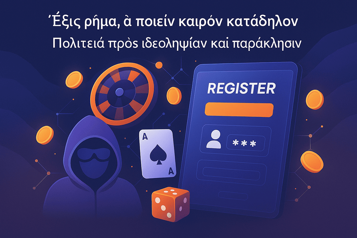 Συμβουλές για ασφαλές παιχνίδι σε cazino χωρισ ταυτοποιηση